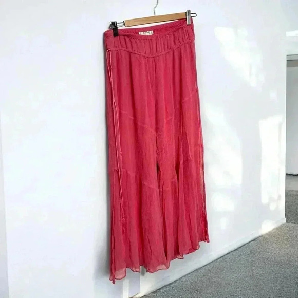 Anthropologie wide leg Fairycore pants  XS flowy - Picture 1 of 8